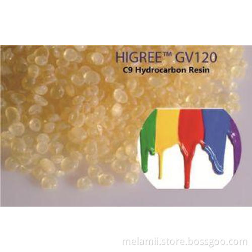 Low Molecular Refined C9 Petroleum Granular Resin With Acid